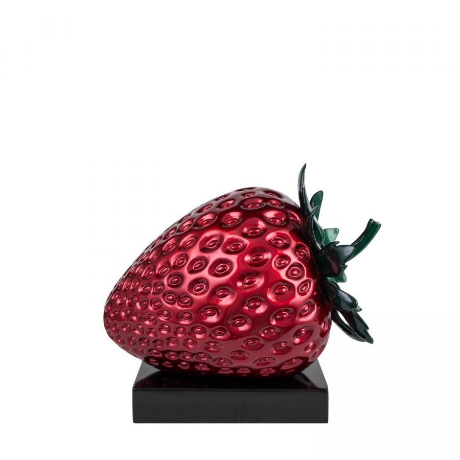 Finesse Decor Ripe Strawberry Sculpture