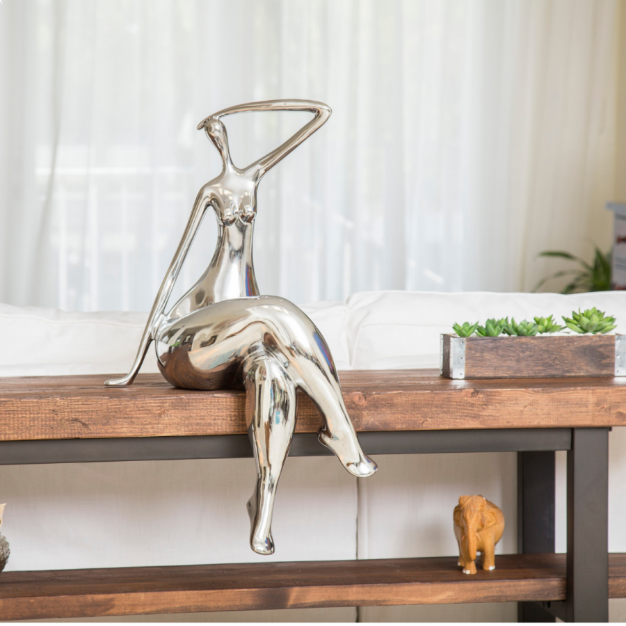 Large Chrome Sculpture