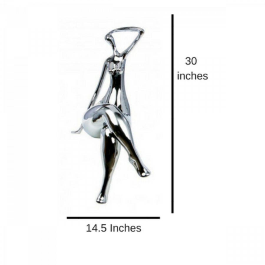 Large Chrome Sculpture