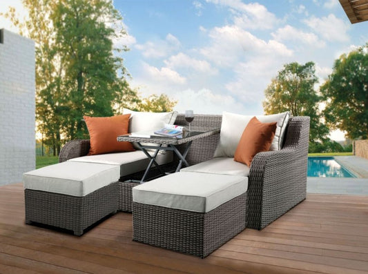 Nale Patio Sofa & Ottoman