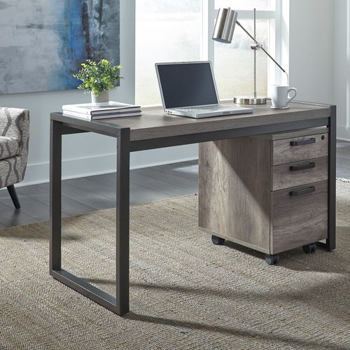 Tan 2 piece Desk