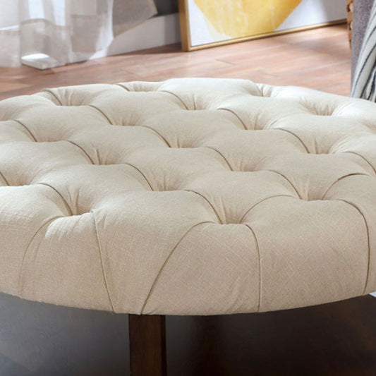 Alfer Round Ottoman